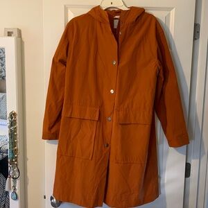 a new day Orange Trench Coat